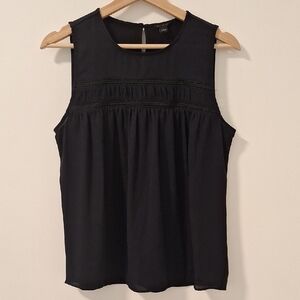 Ann Taylor Black Sleeveless Blouse